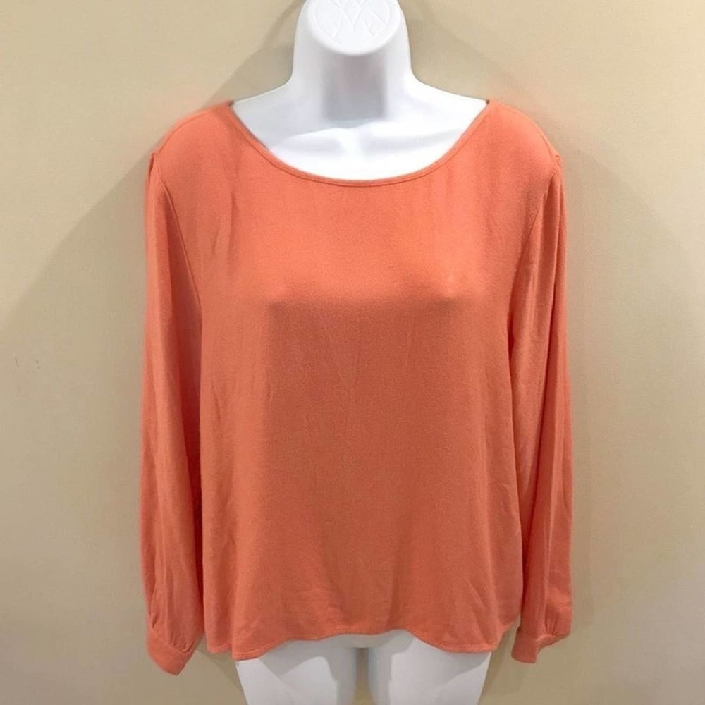 Anthropologie Cloth and Stone Tie Back Blouse M